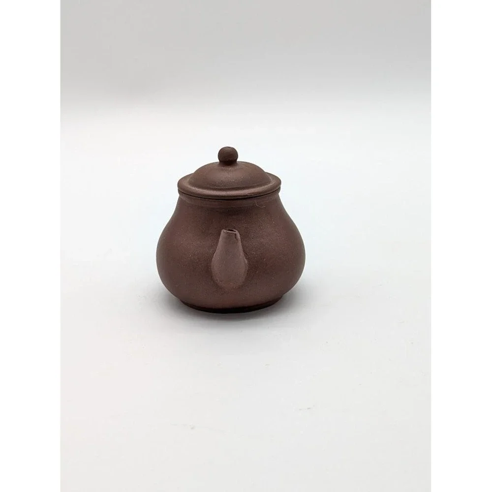 100cc Yixing Zisha Gongfu Shui‎ Ping Brown Clay Teapot 2